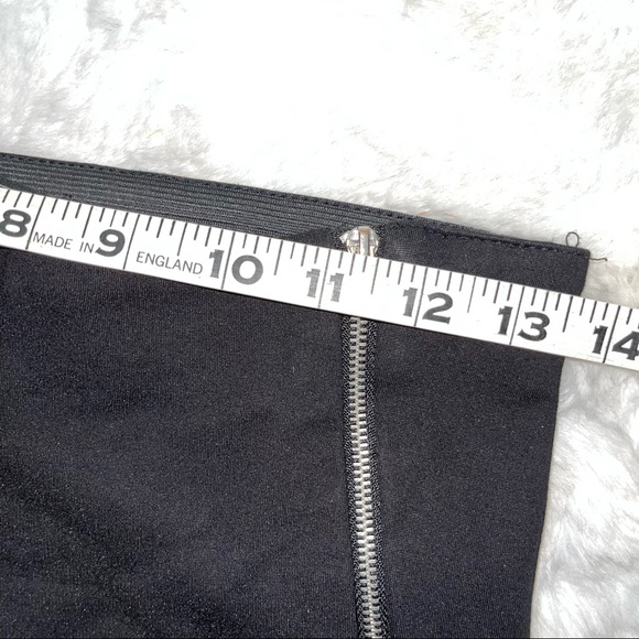 Zara trafaluc black leggings pant with side zip size M - Picture 10 of 12